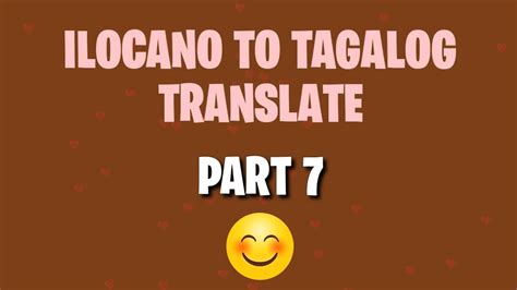 ukinana kitdi ilocano to tagalog translation|Translate ukinana kitde in Tagalog with examples .